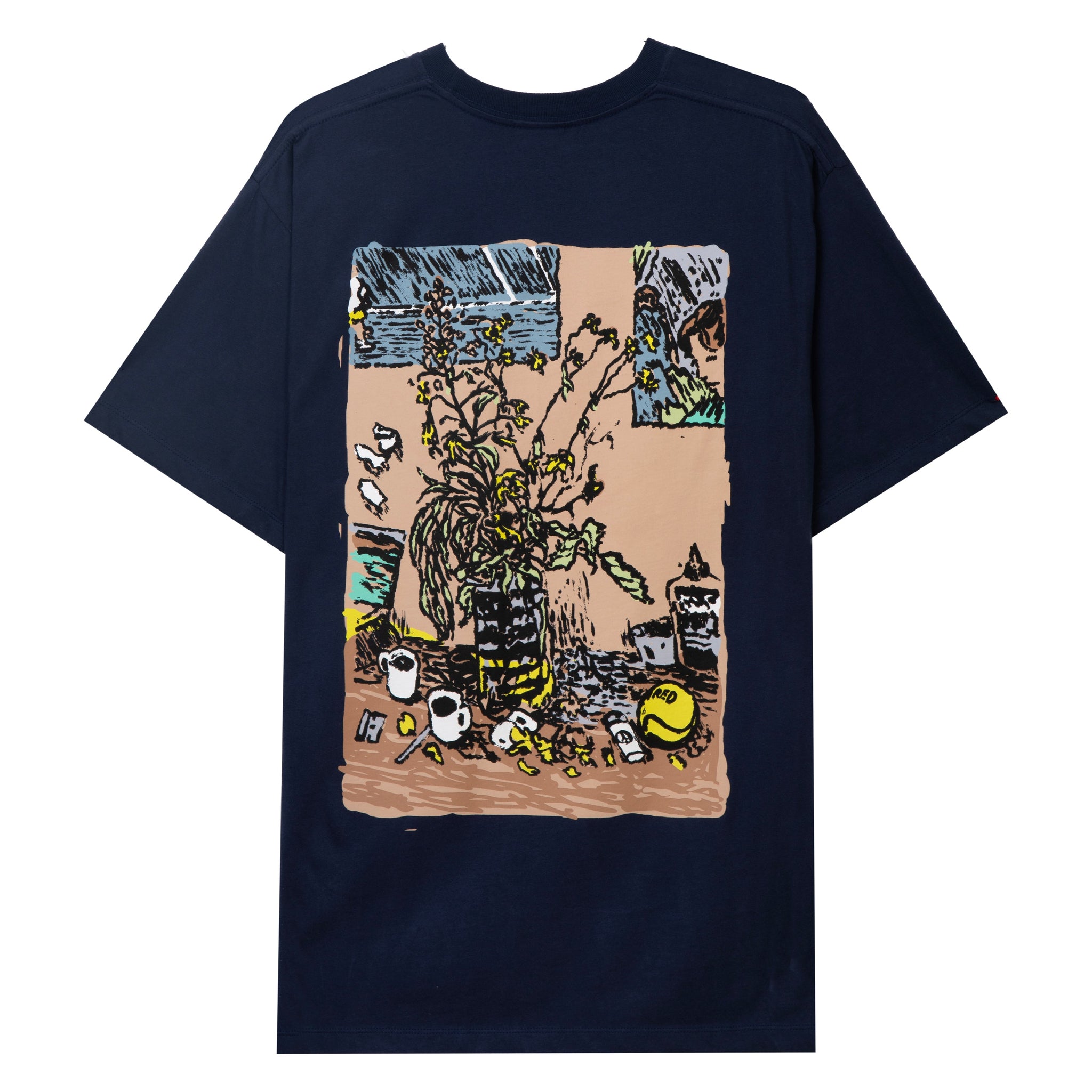 CAT NAP SS TEE NAVY – tired skateboards