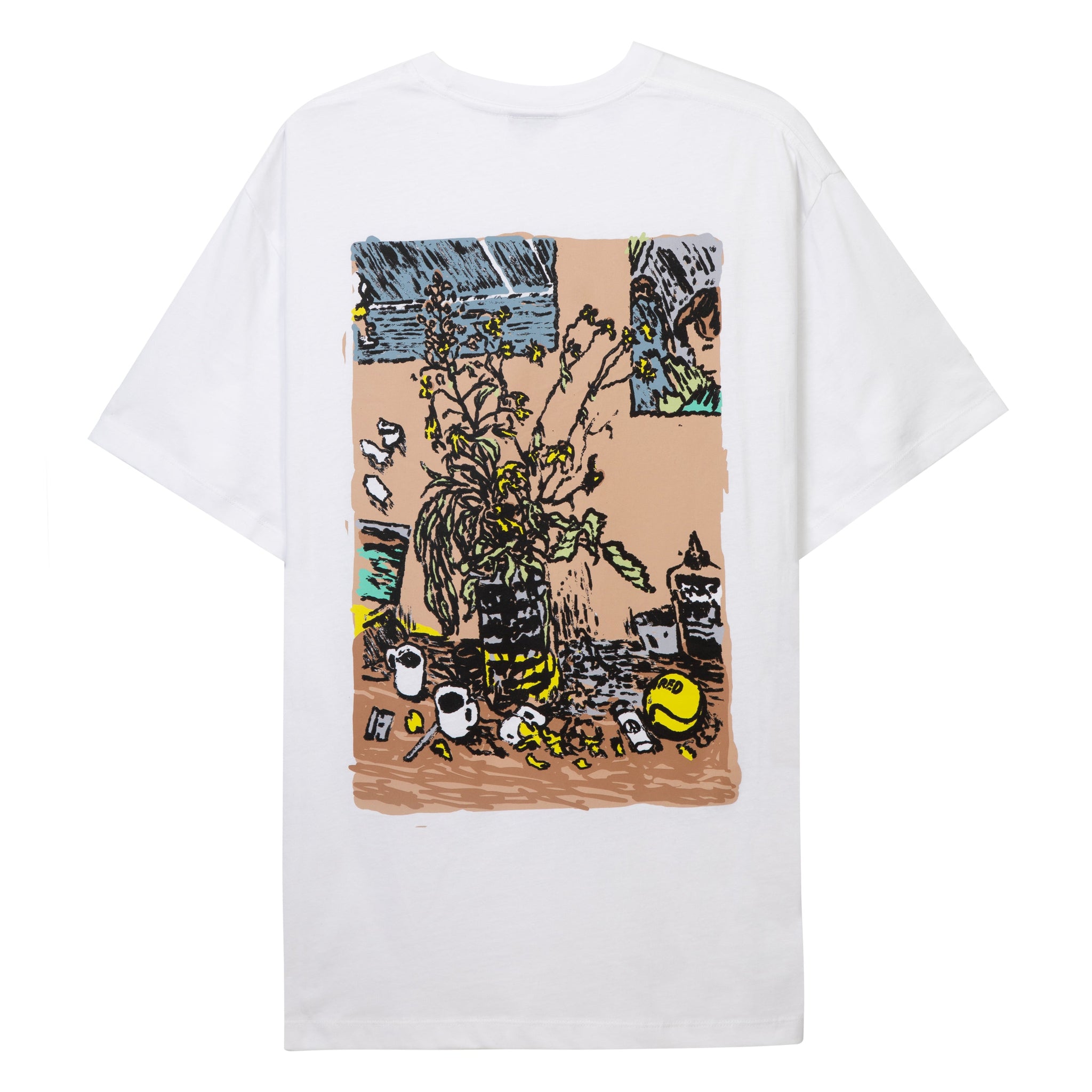 CAT NAP SS TEE WHITE – tired skateboards